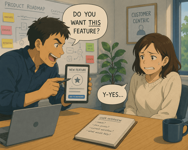 The Biggest Mistake You Can Make During User Interviews - ProductFTW #81
